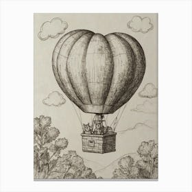 Hot Air Balloon 4 Canvas Print