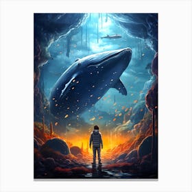 Space Explorer Canvas Print