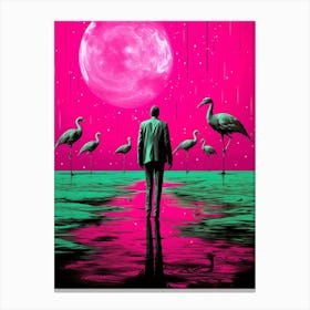 Flamingos Canvas Print