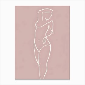 Woman In A Bikini Canvas Print