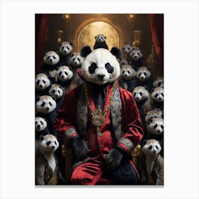 Panda Bears Canvas Print