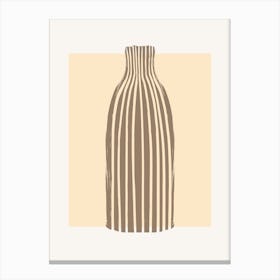 Striped Dress Canvas Print