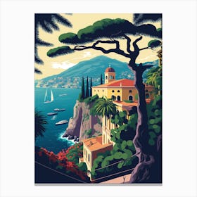 Sorrento Italy Travel Poster Vintage Canvas Print