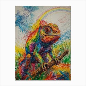Rainbow Chamelon Canvas Print