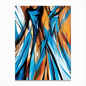 Abstract Dancers Canvas Print