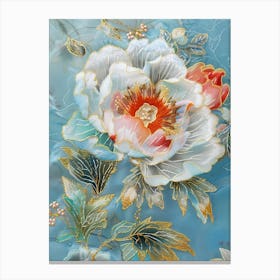 Chinese Floral Painting 8 Canvas Print