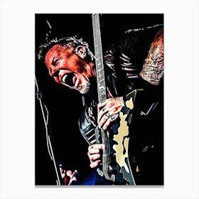 James Hetfield Metallichead band music 24 Canvas Print