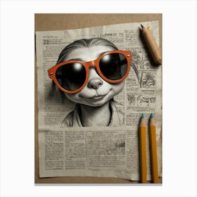 Sloth 28 Canvas Print