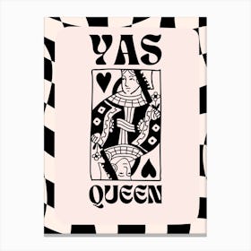 Yas Queen Of Hearts Canvas Print