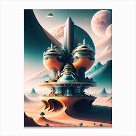 Futuristic City 28 Canvas Print