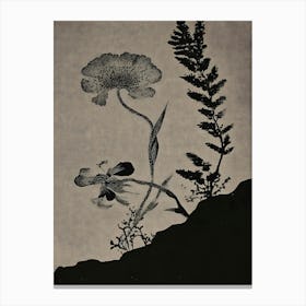 Asian Flowers Canvas Print