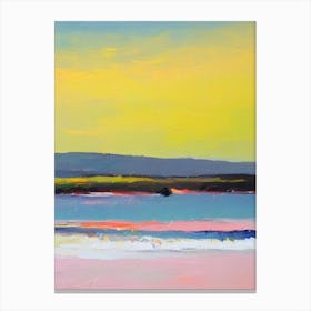 Cemaes Bay, Anglesey, Wales Bright Abstract Canvas Print