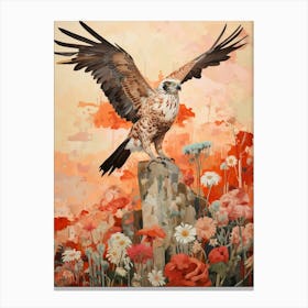 Osprey 3 Detailed Bird Painting Canvas Print