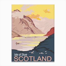 Scotland, Isle Of Skye 1 Canvas Print