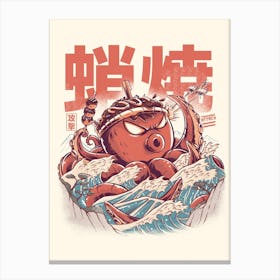 Takoyaki Attack Canvas Print