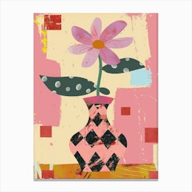 Wild Flower Vase 3 Canvas Print