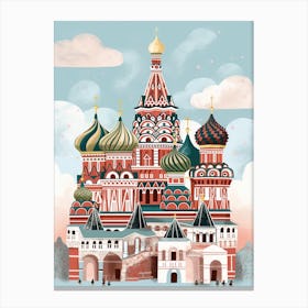St Basils Cathedral Moscow Canvas Print