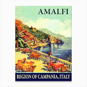 Amaffi Campania, Italy Canvas Print