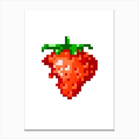 Strawberry Power Up Canvas Print