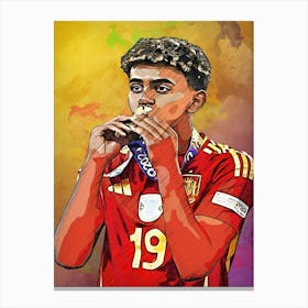 Lamine Yamal 2 1 Canvas Print