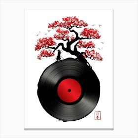 Vinyle Musique Bonsai Japonais Fy Canvas Print