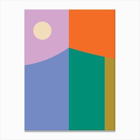 Colorfield Sunset Canvas Print