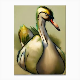 Duck beautiful Canvas Print