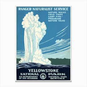 Yellowstone National Park Canvas Print
