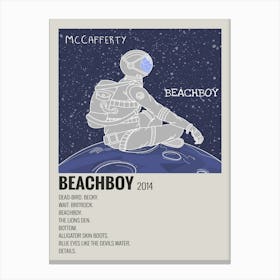 Mccafferty 00 Beachboy 2014 Poster 1 Canvas Print