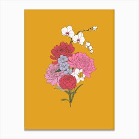 Bouquet Of Flowers Canvas Print