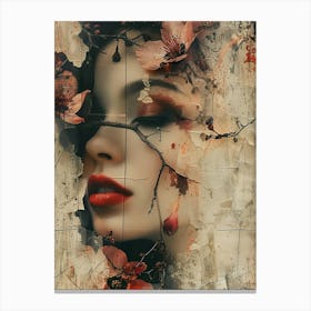 Woman'S Face Canvas Print