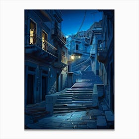 Street At Night Canvas Print