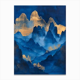 Chinese Mountains 2 Canvas Print