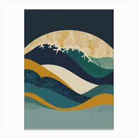 Waves In The Sky Canvas Print