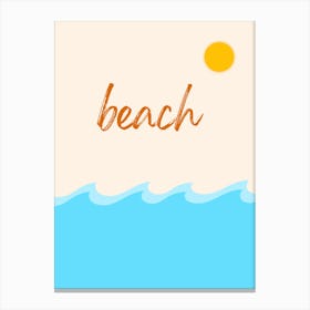 Beach Canvas Print