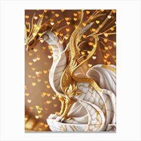 Golden Dragon 3 Canvas Print