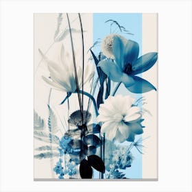 Blue Flowers 7 Canvas Print