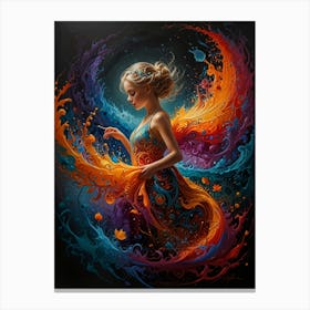 Angel Painting Canvas Print