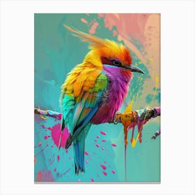 Colorful Bird 10 Canvas Print