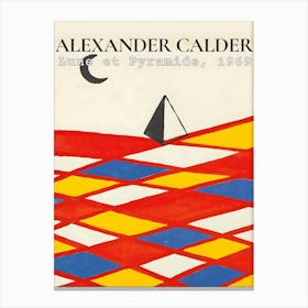 Alexander Calder'S Pyramids Canvas Print