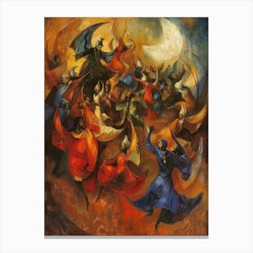 Dance Of The Moon 1 Canvas Print