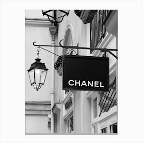 Chanel Sign Canvas Print