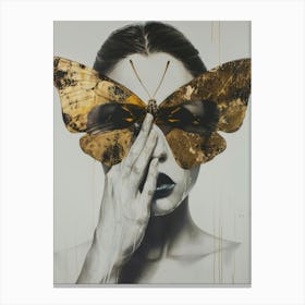 Gold Butterfly 2 Canvas Print