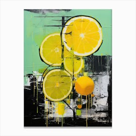 Lemon Slices Canvas Print