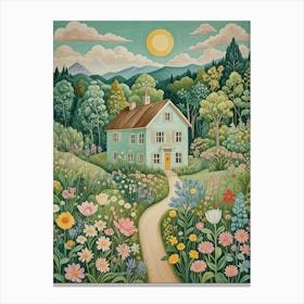 Whimsical House Canvas Print