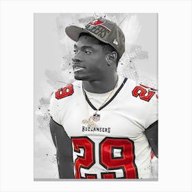 Christian Izien Tampa Bay Buccaneers Canvas Print