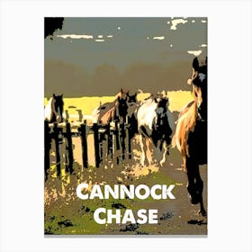 Cannock Chase, AONB, Area of Outstanding Natural Beauty, National Park, Nature, Countryside, Wall Print, 1 Canvas Print