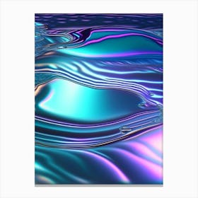 Water Texture, Water, Waterscape Holographic 1 Canvas Print