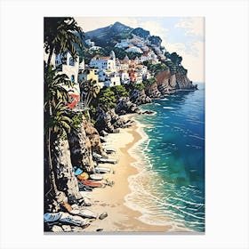 California Coast Canvas Print