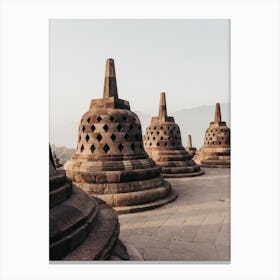 Borobudur Temple In The Early Morning Canvas Print
